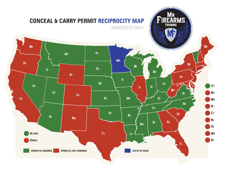 Carry Permit Maps MN Firearms